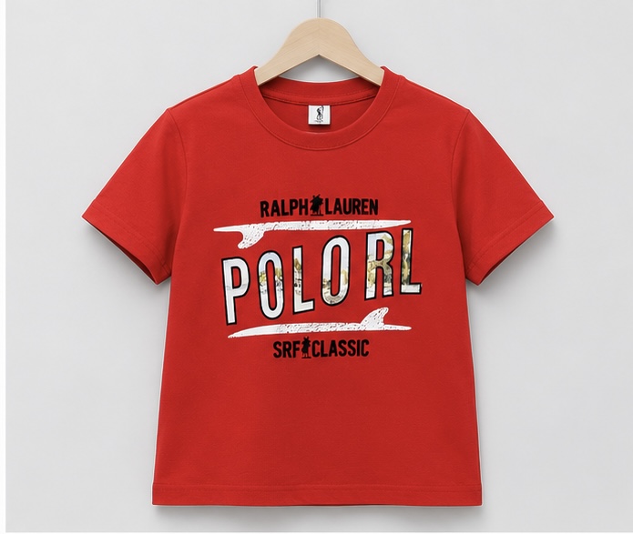 تیشرت قرمز poLoRL وارداتی پسرانه کد۱۰۹۲